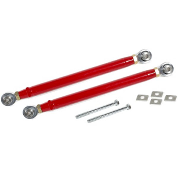 BMR 16年-17年 6th Gen カマロ リア Double Adj. Rod Ends Toe Rods レッド BMRTR007R WO店