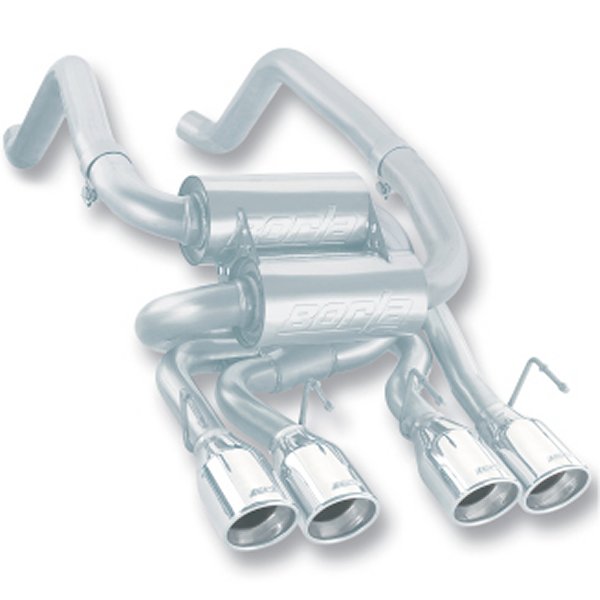 Borla 05-08 コルベット Convertible/Coupe 6.0L/6.2L 8cyl SS S-Type Exhaust (REAR SECTION ONLY) BOR11744 WO店