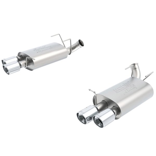 Borla 13-14 Mustang Shelby GT500 GT 5.8L V8 RWD Dual Split Rear Exit ATAK Exhaust Rear Section Only bor11831 WO店の通販は
