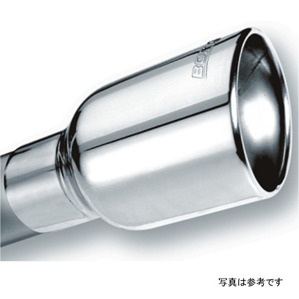 Borla Universal Polished Tip Single Oval Rolled Angle-Cut w/Clamp (inlet 2 1/2in. Outlet 4 1/4 x 3 1 bor20155 WO店の通販は