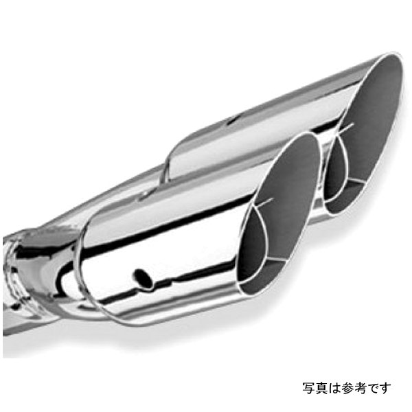 Borla Universal Polished Tip Dual Round Angle-Cut Intercooled (inlet 2 1/2in. Outlet 3in) *NO Return BOR20213 WO店