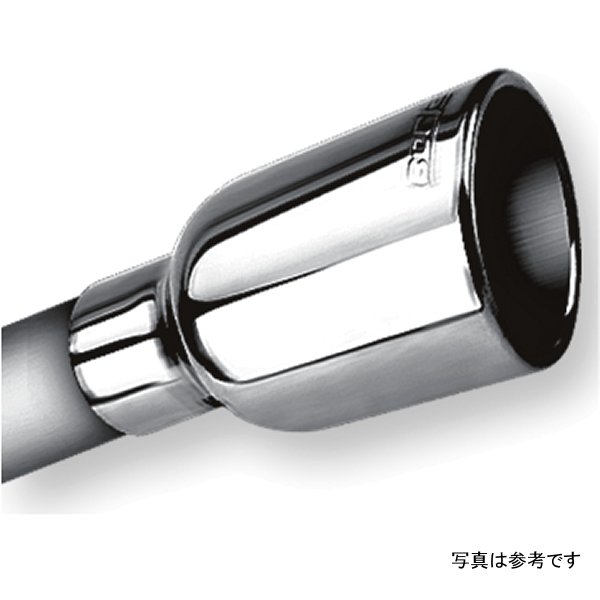 Borla 2.25in Inlet 3.19in Round Rolled Angle Cut Outlet x 5in Long Embossed Tip BOR20236 WO店