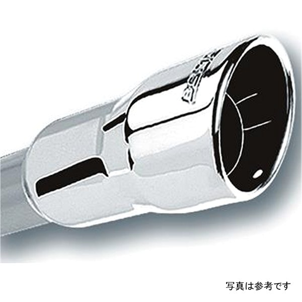 Borla 2.25in Inlet 3.5in Round Rolled Angle Cut Intercooled