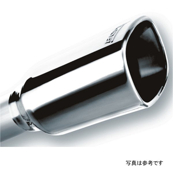 Borla 2.25in Inlet 3.28in x 3.5in Square Rolled Angle Cut x 7.88in Long エキゾースト Tip BOR20241 WO店
