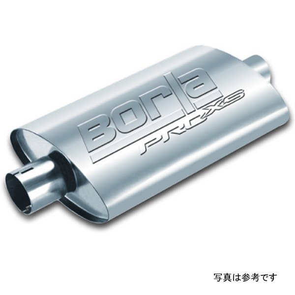 Borla Universal Pro-XS Muffler Oval 2.25in Inlet/Outlet Notched Muffler bor400495 WO店の通販は 20,207円