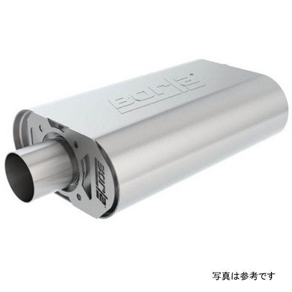 Borla CrateMuffler BBC 396/402/427 ATAK 2.5インチ ID オフセット/Center 14in x 4.35in x 9in オーバルマフラー BOR400852 WO店