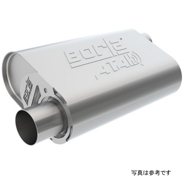 Borla CrateMuffler LS3 ATAK 2.5in オフセット/Offset 14inx4.35inx9in Muffler BOR400947 WO店