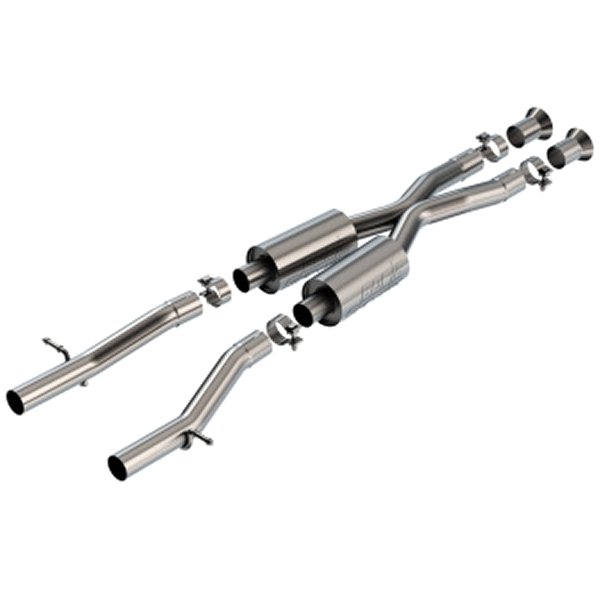 Borla 15-24 Lexus RC F 5.0L V8 Automatic トランスミッション RWD 2.5in S-Type Mid-Section BOR60738 WO店