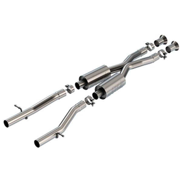 Borla 22年-24年 Lexus IS 500 5.0L V8 Automatic トランスミッション RWD 2.5in S-Type Mid-Section BOR60739 WO店
