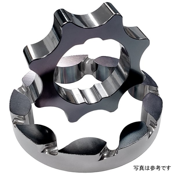 Boundary 2011+ Ford Coyote Mustang/GT350 Billet Black Oil Pump Gear - Vane Ported MartenWear Treated bouCM-OPG-MUSTANG-VM WO店の通販は