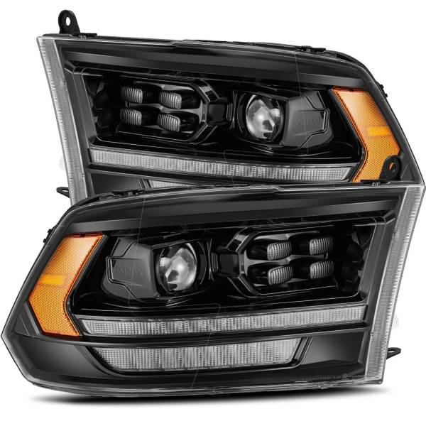 AlphaRex LUXXシリーズ LED プロジェクター ヘッドライト Plank Style ブラック 09年-18年 Dodge Ram 2500HD arx880520 WO店の通販は