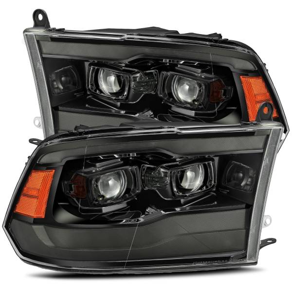 AlphaRex LUXXシリーズ LED プロジェクター ヘッドライト Plnk Style ジェットブラック 09年-18年 Dodge Ram 1500HD ARX880540 WO店