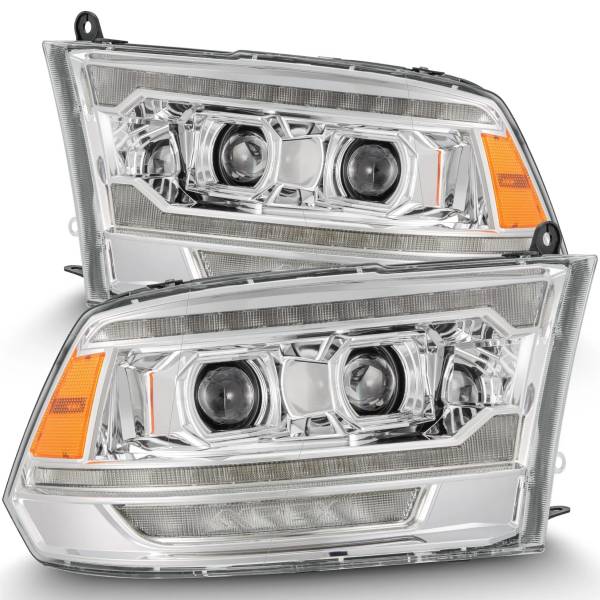 AlphaRex PROシリーズ プロジェクター ヘッドライト クローム 09年-18年 Dodge Ram 1500 ARX880562 WO店
