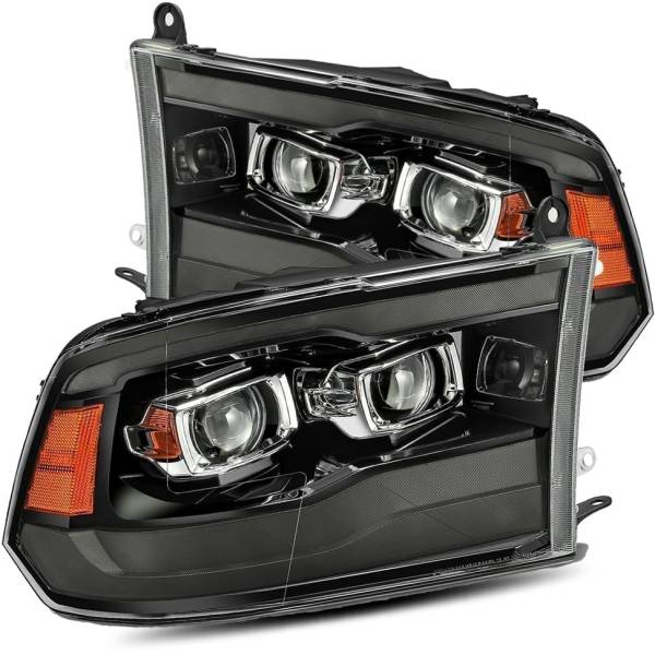 AlphaRex PROシリーズ プロジェクター ヘッドライト Plank Style ブラック 09年-18年 Dodge Ram 1500HD ARX880593 WO店