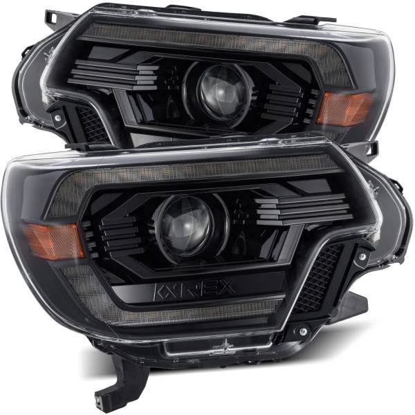 AlphaRex PROシリーズ プロジェクターヘッドライト Plank Style アルファブラック 12年-15年 トヨタ Tacoma arx880748 WO店の通販は