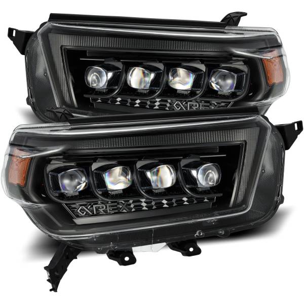 AlphaRex NOVAシリーズ LED プロジェクター ヘッドライト Plank Style アルファブラック 10年-13年 トヨタ 4Runner ARX880758 WO店 143,903円