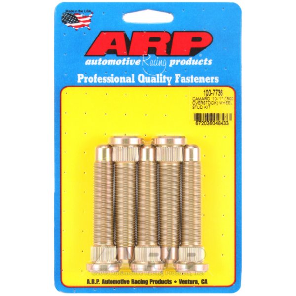 ARP 2015-2017 シボレー カマロ M14 .500in Over Stock Length Wheel Stud Kit ARP100-7736 WO店