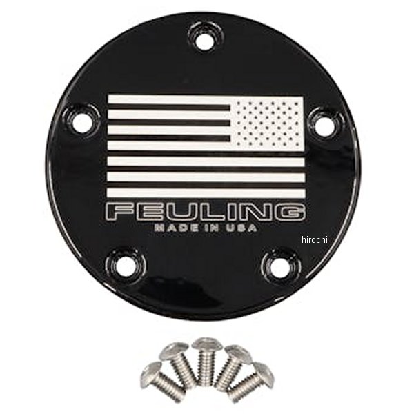 フューリング FEULING リバースアメリカンフラッグ ポイントカバー 5穴 グロスブラック 9128 WO店