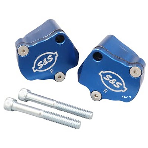 S&Sサイクル S&S Cycle ビレットシリンダーヘッドブリーザーセット 17年以降 M8 青 900-1186 WO店