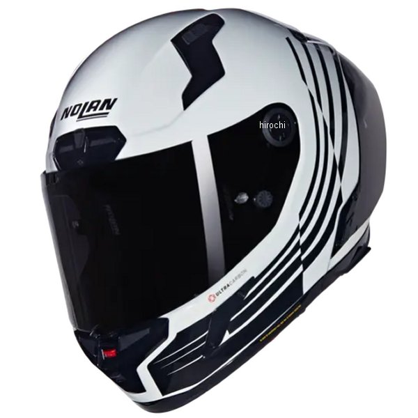 ノーラン NOLAN フルフェイスヘルメット X804RS ALA 白/黒 344 Mサイズ 49822 WO店