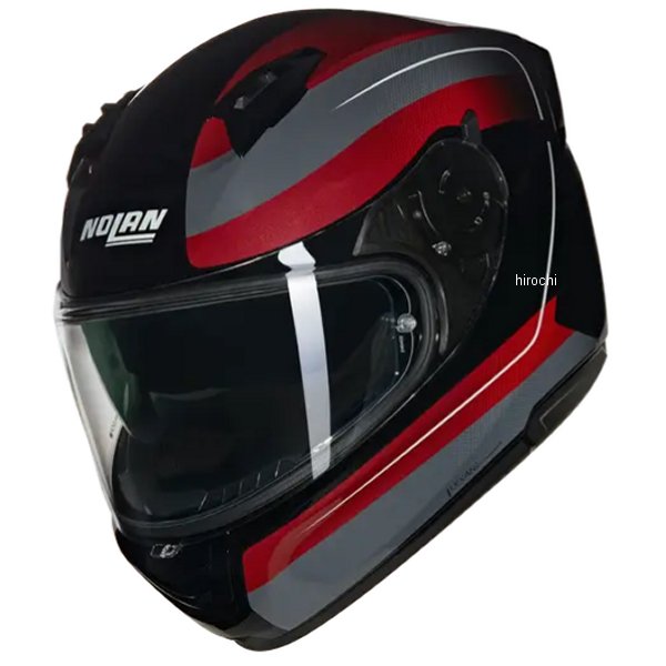 ノーラン NOLAN フルフェイスヘルメット N606 ERMETICO 黒/赤/グレー 345 Lサイズ 60089 WO店