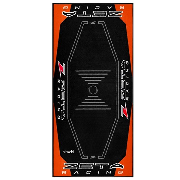 ダートフリーク DIRTFREAK レーシングフロアマット ZETA オレンジ/黒 G6008 WO店