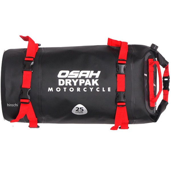 オサー OSAH テールバッグ 25L 黒/赤 GBM-201 BK-RD/25 WO店