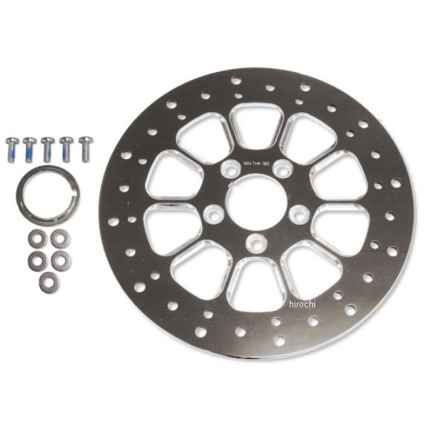 23-0660 ガッツクローム V-TWIN 11.5インチ ディスク 10スポーク ステンレス 85年以降 23-0660-GC WO店_1