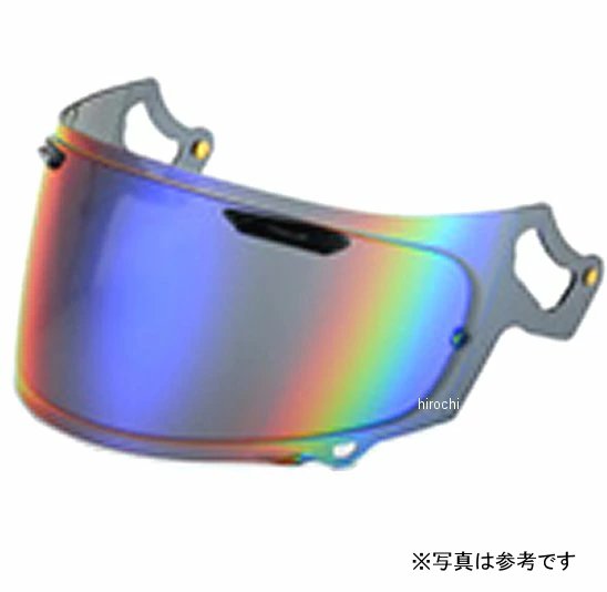 ティーズ T's ミラーシールド Arai VAS-Z セミスモーク/チタンブルー 4986222954009 WO店