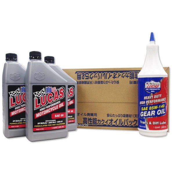 8600-0089 ガッツクローム LUCAS 旧車用フルセット E/G鉱物油・T/M85w140 8600-0089-GC WO店