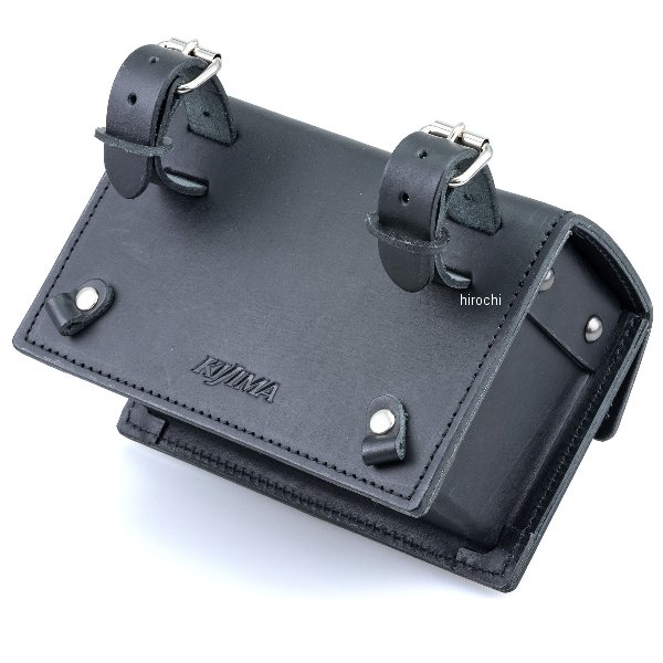 キジマ クラシック ツールバッグ スモール レザー、ブラック HD-066413 WO店_1