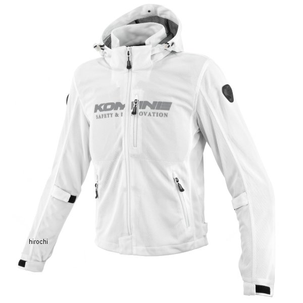 JK-176 コミネ KOMINE 春夏モデル エニグマライト メッシュパーカ KOMINEシルバー 3XLサイズ 4582611242926 WO店