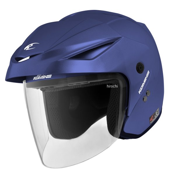 HK-1651 コミネ KOMINE 春夏モデル ジェットヘルメット ERA II マットメタルブルー Lサイズ 01-1651 WO店