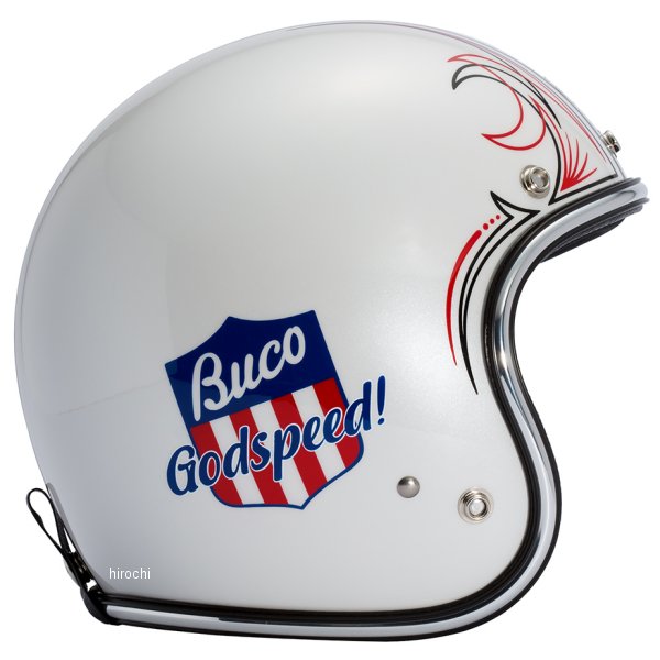 ブコ BUCO ジェットヘルメット ベビーブコ ゴッドスピード パールホワイト SMサイズ 0107BBCGS013 WO店_2