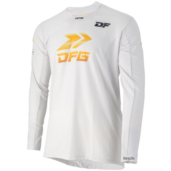 ディーエフジー DFG ワークス ジャージ アイコン 白/ゴールド Lサイズ