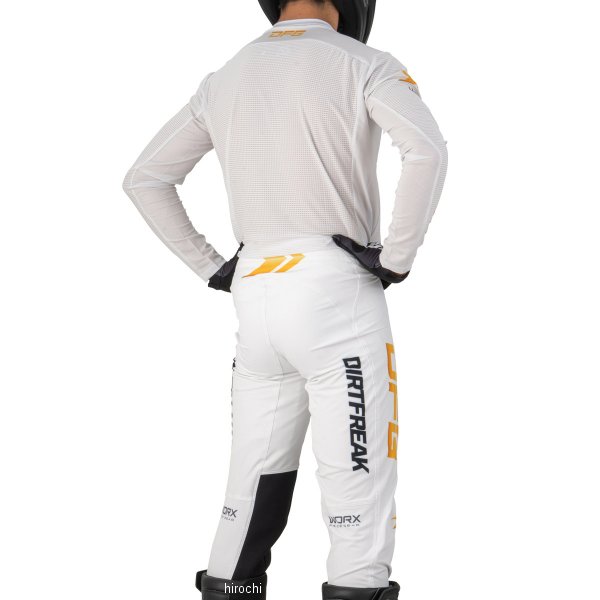 ディーエフジー DFG ワークス ジャージ アイコン 白/ゴールド Lサイズ