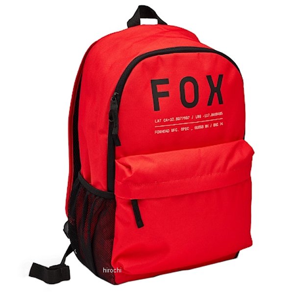 フォックス FOX クリーンアップ バックパック フレイムレッド C0701 WO店