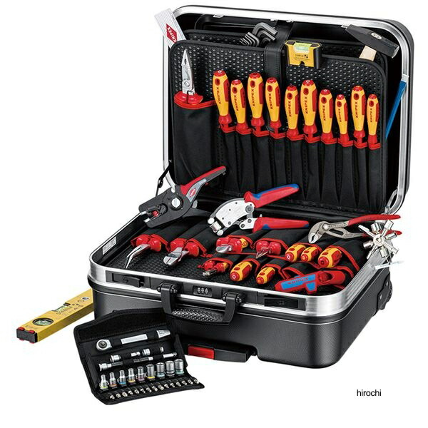 クニペックス KNIPEX 68点組 ビッグベーシックムーブ電気技師用工具セット ツールケース入 002106 WO店