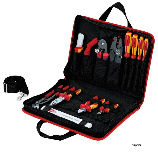 クニペックス KNIPEX 14点組 電気作業用ツールCompactコンパクトツールバッグセット 002111 WO店_1
