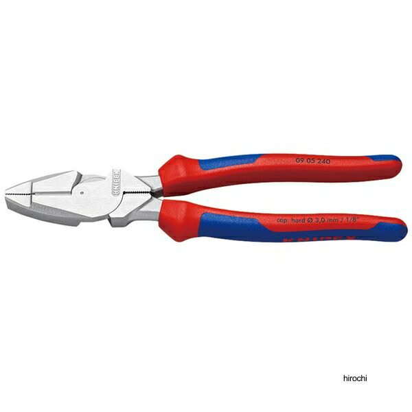 クニペックス KNIPEX 架線工事用強力ペンチ 240mm コンフォートハンドル 0905-240 WO店