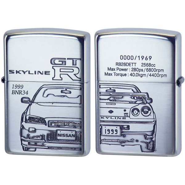 ジュウロクホウイ 日産 Zippo GTR BNR34 4982397633404 WO店