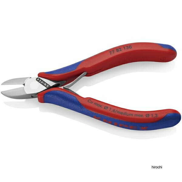 クニペックス KNIPEX エレクトロニクスニッパー 130mm コンフォートハンドル 7782-130 WO店_1