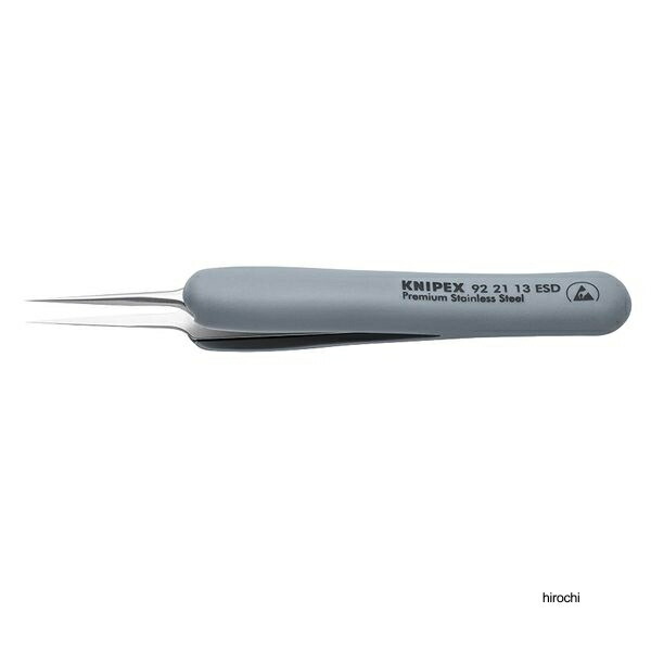 クニペックス KNIPEX ラバーグリップ付ピンセット 112mm 9221-13ESD WO店