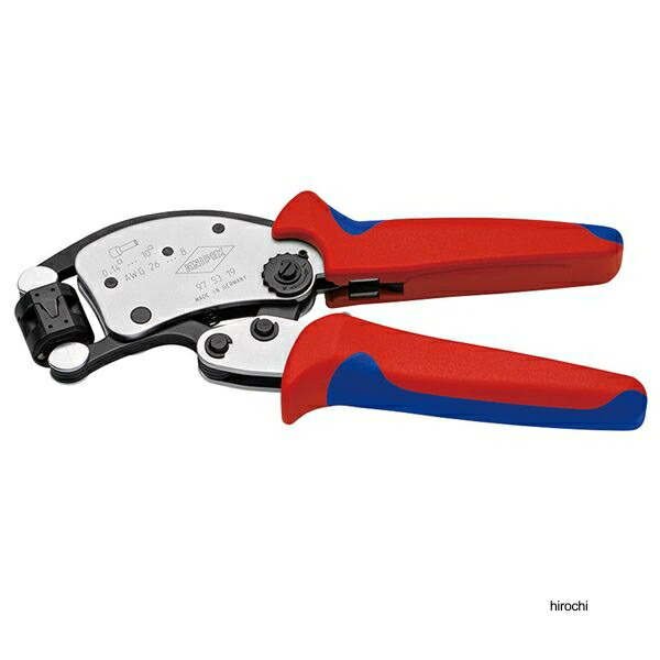 クニペックス KNIPEX Twistor ツイスターT フェルール用圧着プライヤー コンフォートハンドル 9753-19 WO店