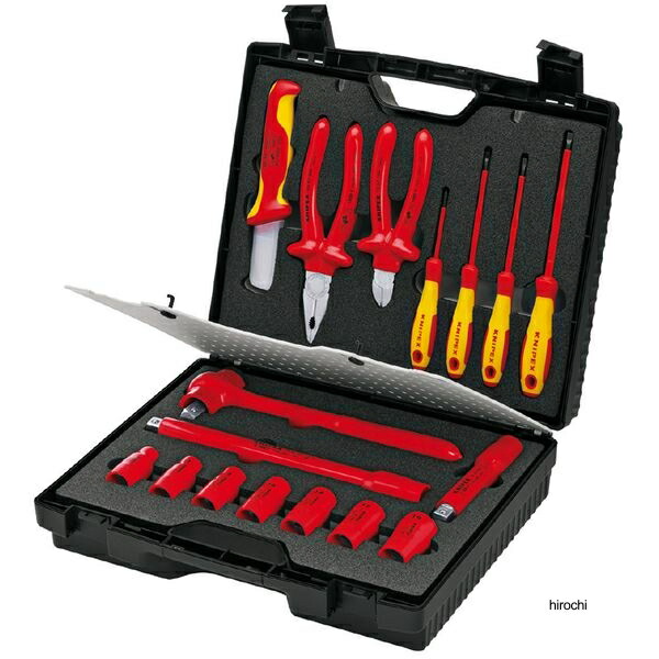 オリーです！6/2まで クニペックス KNIPEX 17点組 絶縁工具セット 989911 WO店