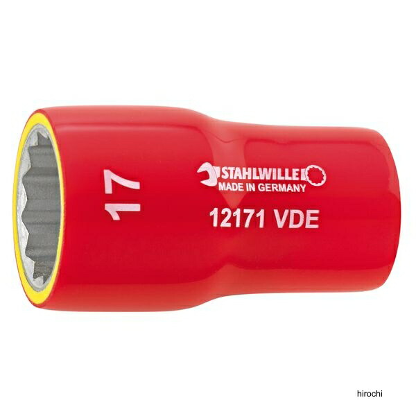 スタビレー STAHLWILLE 3/8SQ 絶縁ソケット  18mm 12171VDE-18 WO店