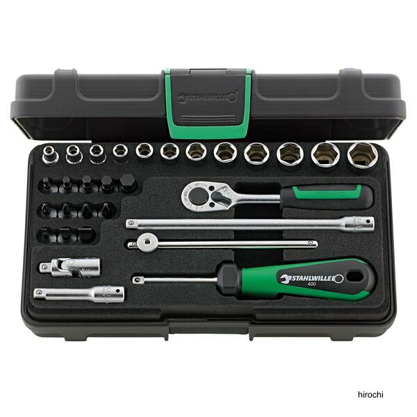 スタビレー STAHLWILLE 30点組 1/4SQ ソケットレンチセット 40/24/6KN WO店