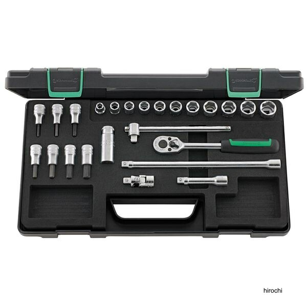 スタビレー STAHLWILLE 24点組 3/8SQ  ソケットレンチセット 456/49/19/5KN WO店