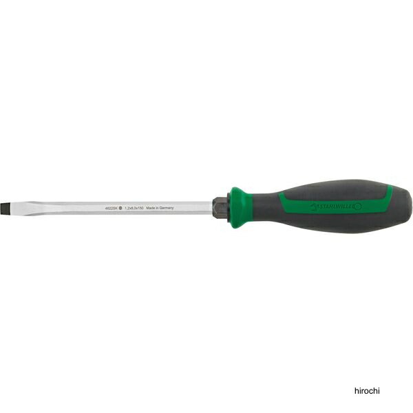 スタビレー STAHLWILLE DRALL+グリップ 4622SK-4貫通マイナスドライバー 刃先厚1.2×刃先幅8.0mm 4622SK-4N-SW WO店