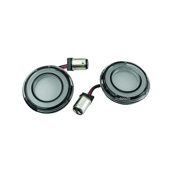 クリアキン Kuryakyn Tracer LED ターンシグナルコンバージョン レンズ：スモーク /点灯：レッド/レッド kur2905 WO店